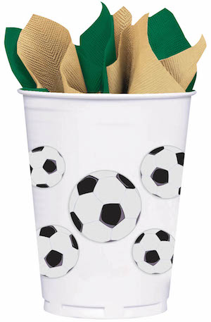Soccer Plastic Cups