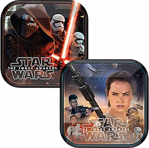Star Wars Force Awakens Dessert Plates