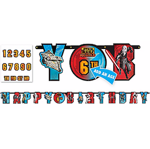 Star Wars Rebels Add-An-Age Letter Banner