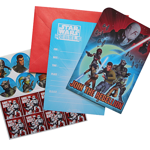 Star Wars Rebels Invitations