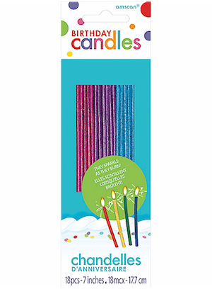 Sparkling Glitter Candles