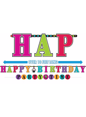 Party On Letter Banner