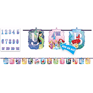 Disney Princess Dream Big Add-An-Age Letter Banner