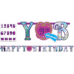 Frozen Add-An-Age Letter Banner