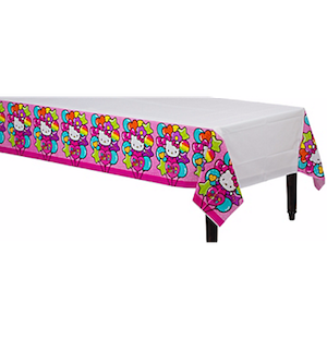 Hello Kitty Plastic Table Cover