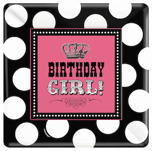 Rocker Princess Dinner Plates