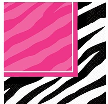 Zebra Party Beverage Napkins