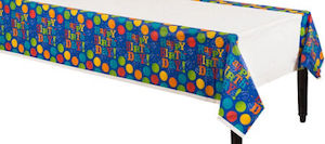 Birthday Fever Plastic Table Cover