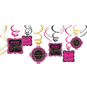 Fabulous Celebration Hanging Swirl Decorations