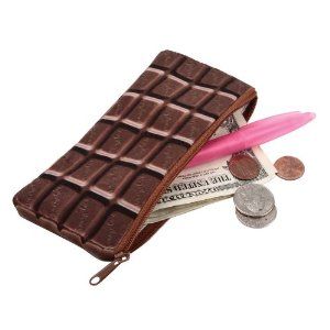 Yummy Pocket Chocolate Bar Storage Bag Change Purse