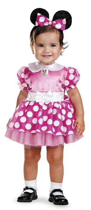 Baby Girl Minnie Mouse Pink Costume