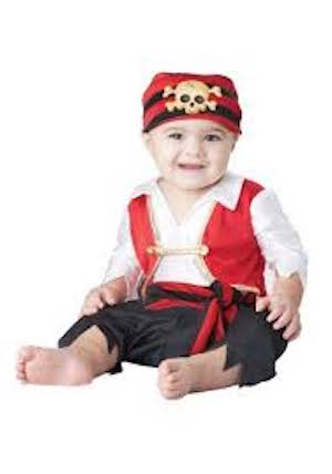 Baby Boy Pee Wee PIrate Costume