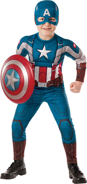 Boys Captain America Costume