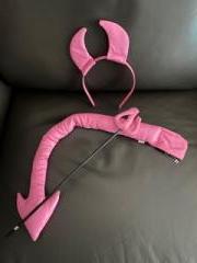 Devil Costume Kit Pink