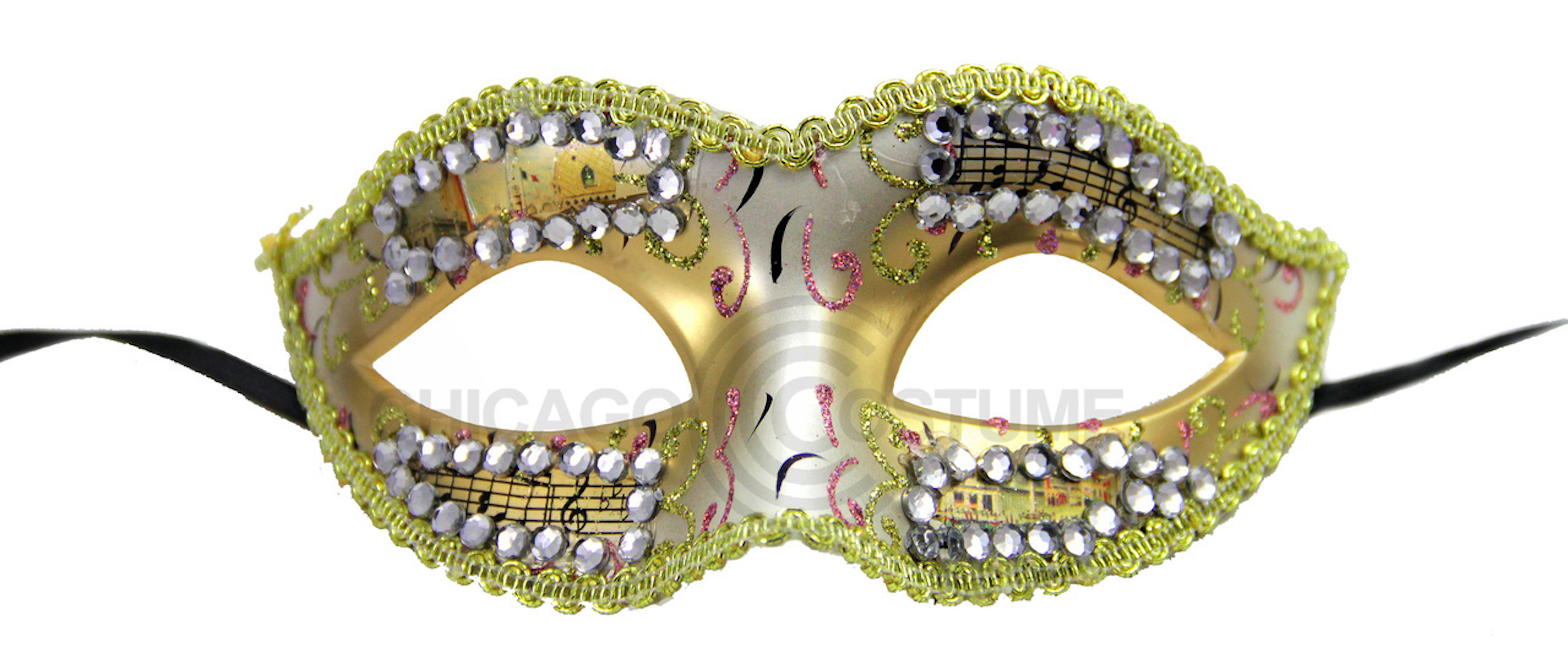 Tiffany Petite Eye Mask - Gold/Pink