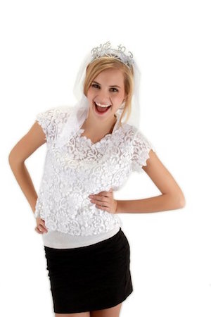 Bride to Be Sparkle Tiara with Veil