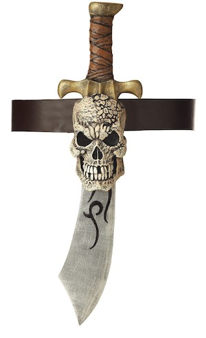 Pirate Sword with Skull Sheath