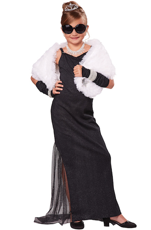 Girls Hollywood Diva Costume