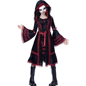 Girls Gothic Doll Costume