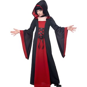 Girls Hooded Robe Costume