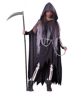 Girls Miss Reaper Costume