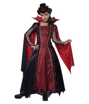 Girls Victorian Vampira Costume