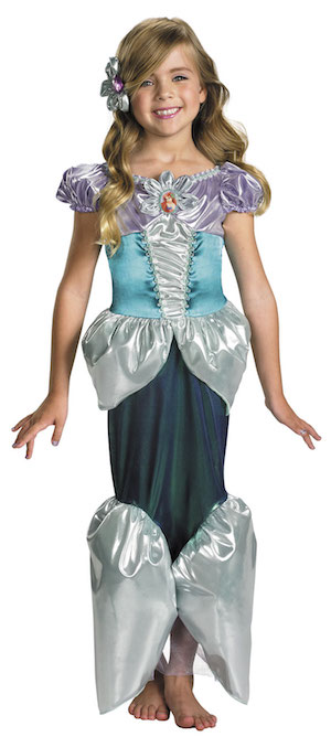 Girls Ariel Lame Deluxe Costume