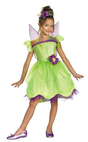 Girls Tinker Bell Rainbow Deluxe Costume