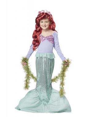Girls Little Mermaid Costume