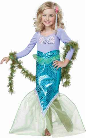 Girls Magical Mermaid Costume