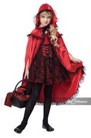 Girls Deluxe Red Riding Hood Costume