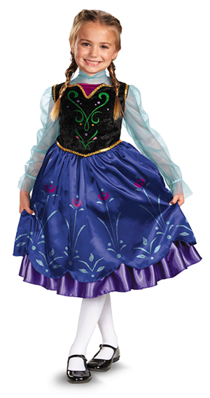 Girls Frozen Anna Costume