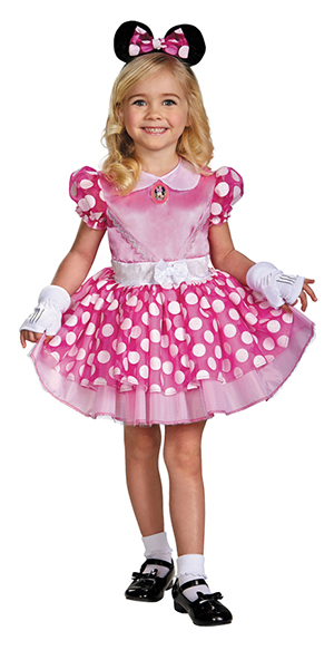 Girls Minnie Mouse Deluxe Costume