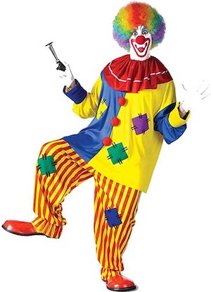 Men Big Top Clown Costume