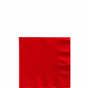 Apple Red Beverage Napkins