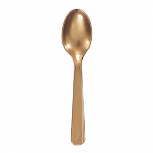 Gold Plastic Spoons