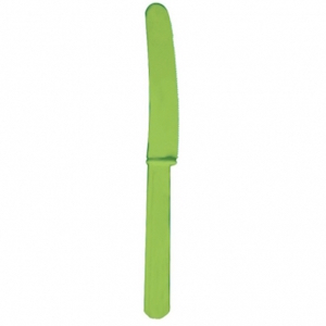 Kiwi Green Plastic Knives