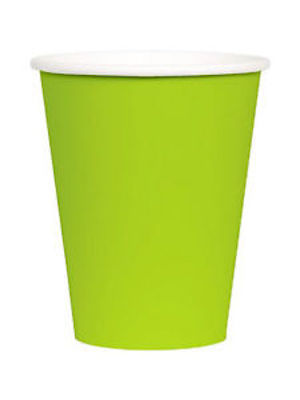 Kiwi Green Paper Cups