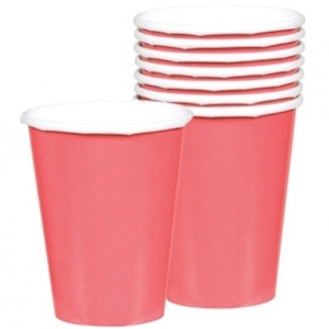 Pretty Pink Paper Cups