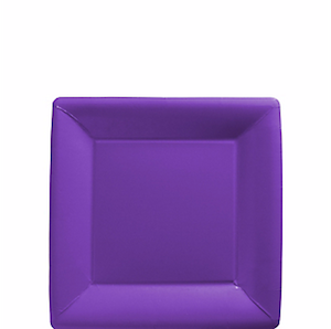 New Purple Square Paper Dessert Plates