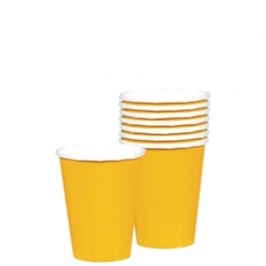 Yellow Sunshine Paper Cups