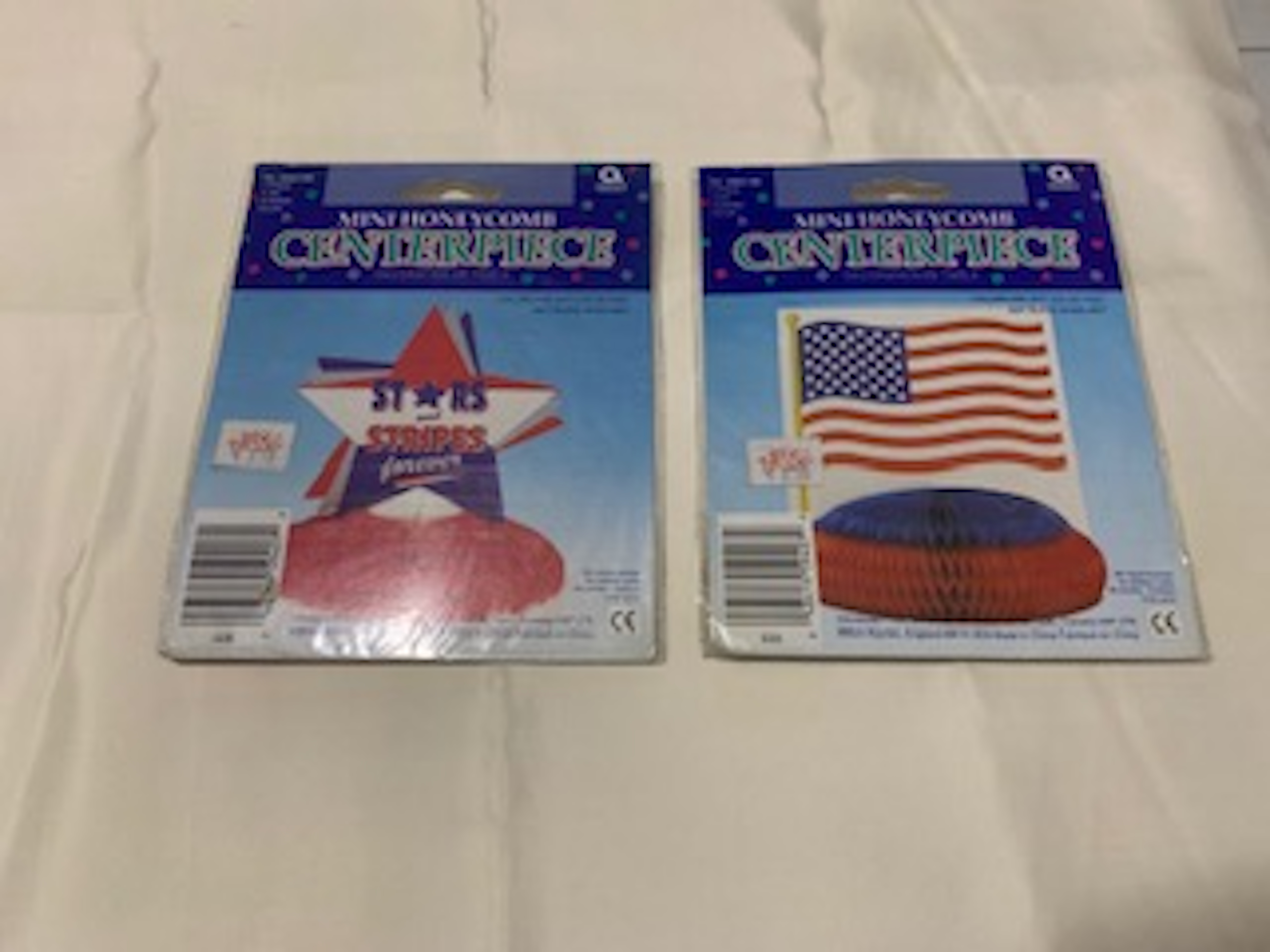 Patriotic Mini Honeycomb Centerpiece 