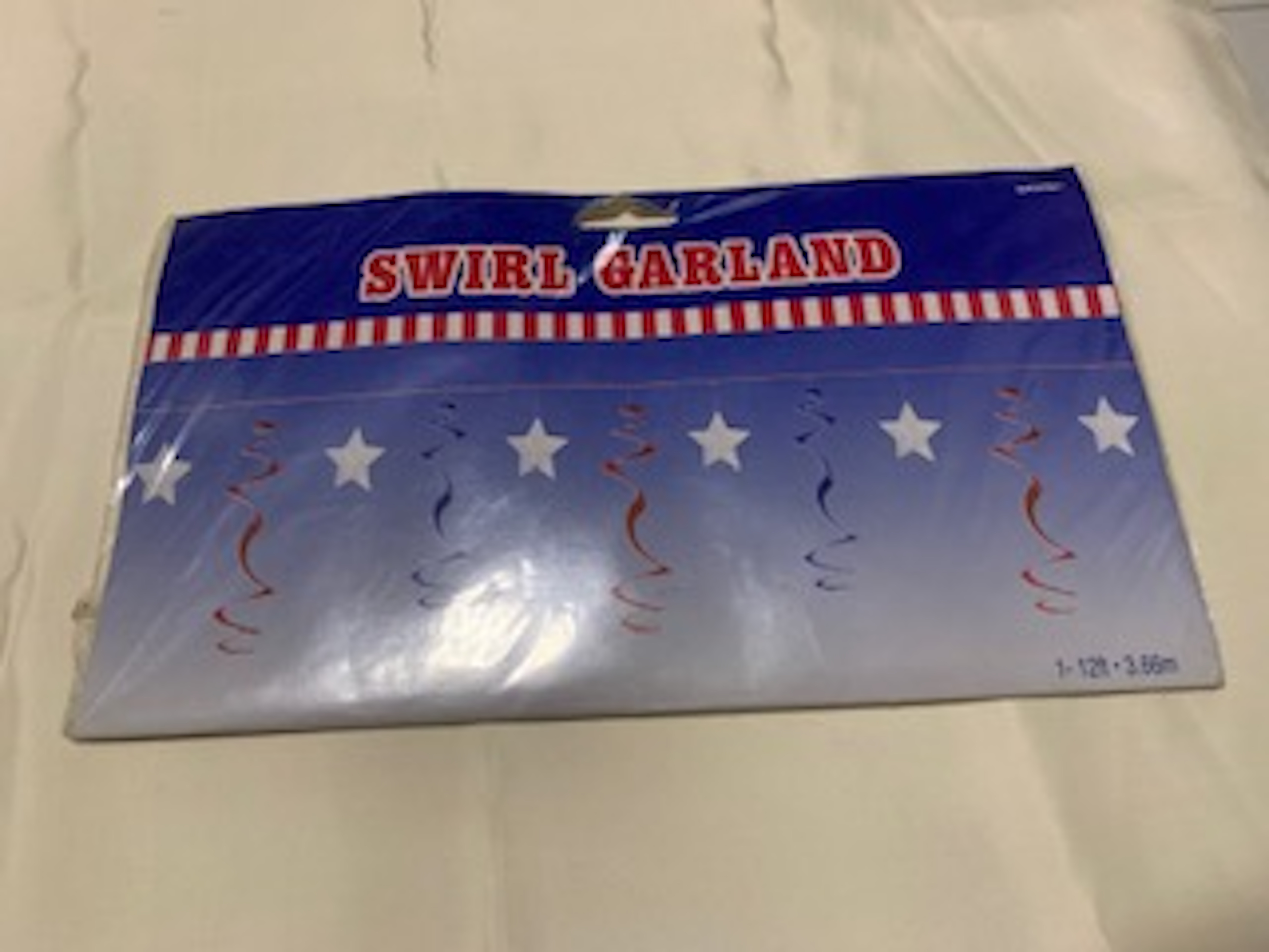 Patriotic Swirl Garland