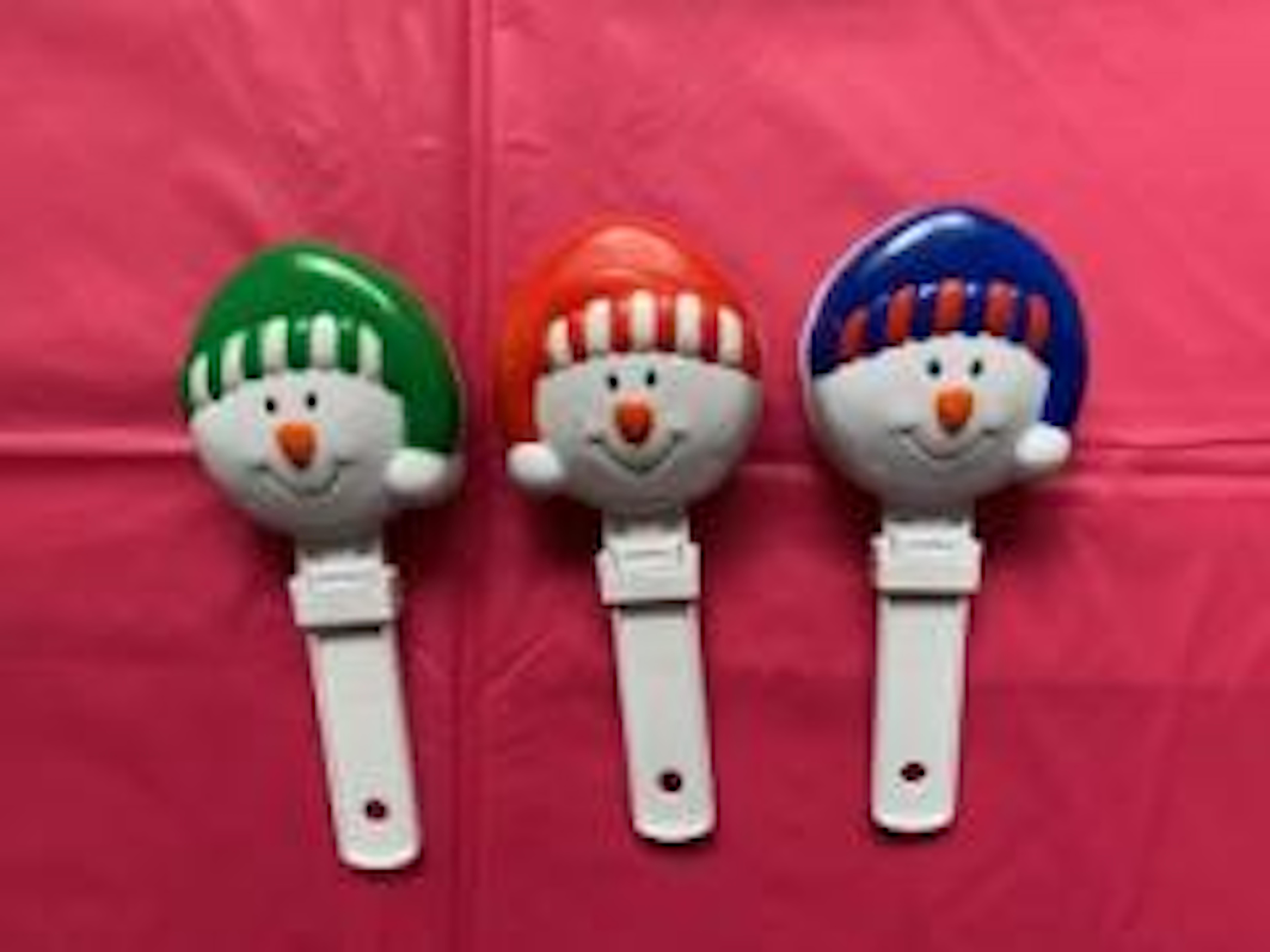 Plastic Snowman Clappers