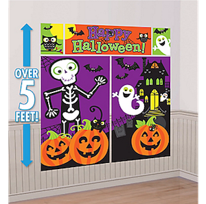 Halloween Scene Setter Wall Decorating Kit