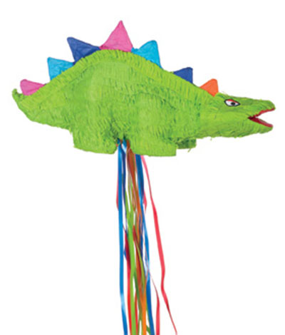Green Dinosaur Pull Pinata
