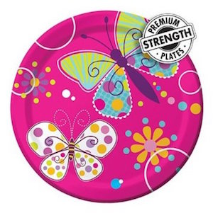 Butterfly Sparkle Dessert Plates