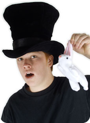 Magician with Rabbit Hat