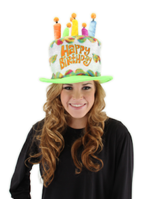 Birthday Cake Rainbow Hat