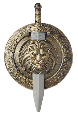 Adult Gladiator Combat Shield and Sword